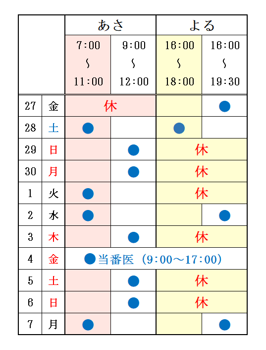 診療時間